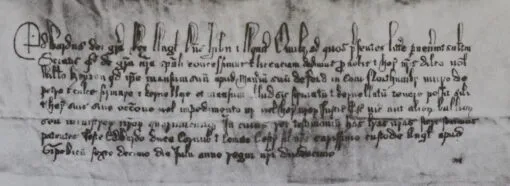Licence to crenelate Ford Castle